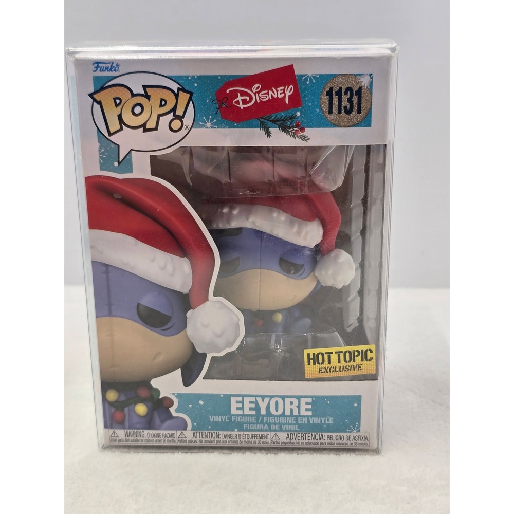 Funko Pop Disney Holiday Eeyore with Lights 1131 Hot Topic Exclusive Blue New